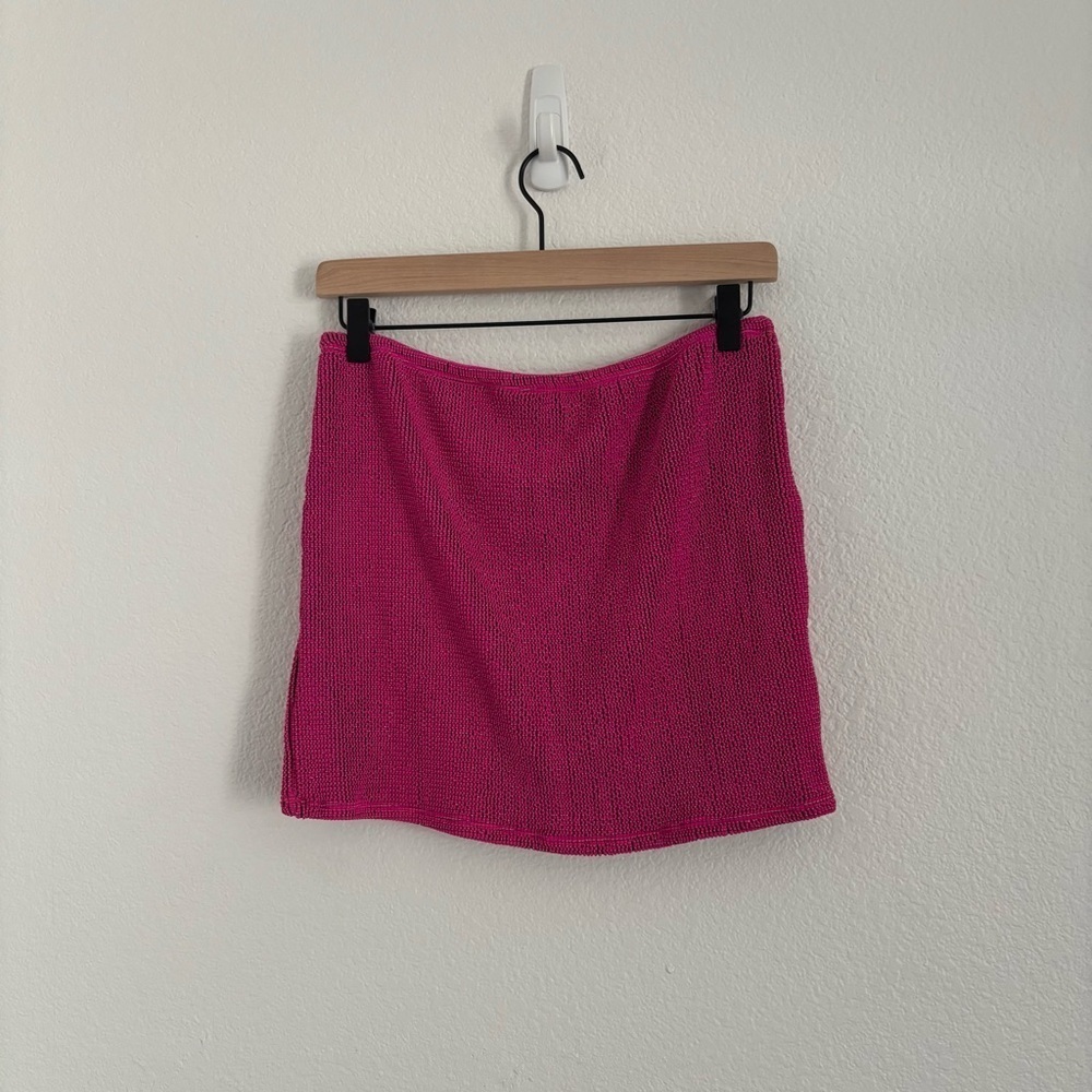 Good American Women's Size 3/4 Pink Always Fits Mini Skirt - Picture 4 of 4